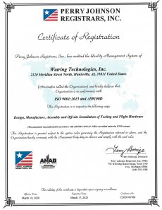 ISO 9001:2015 and AS9100D Certified