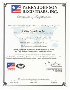 ISO 9001:2008 and AS9100:2009 Certified